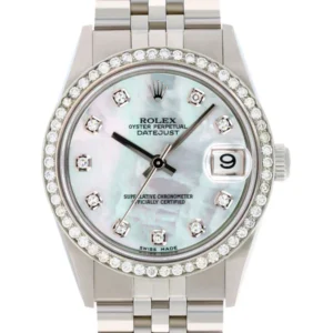 ROLEX DATEJUST 31MM (CUSTOM DIAMOND DIAL CUSTOM DIAMOND BEZEL) (2006)